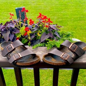 Birkenstock Cork Sandals (Arizona style) with Adjustable Straps